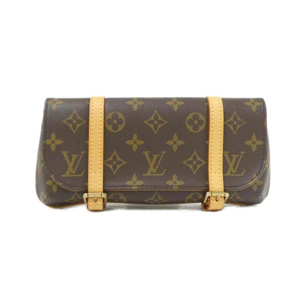 LOUIS VUITTON Brown Monogram Pochette Fanny Pack